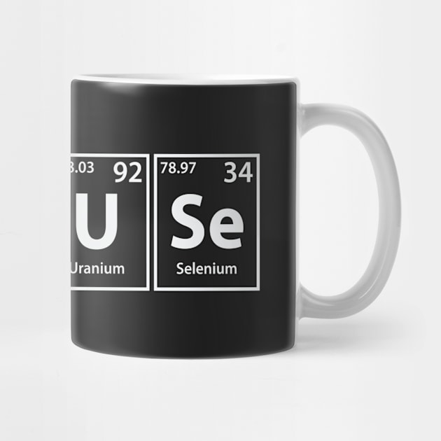 Because (Be-Ca-U-Se) Periodic Elements Spelling by cerebrands